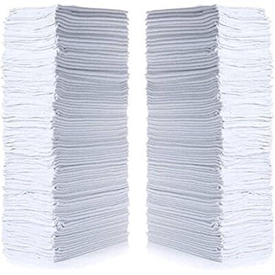 Simpli-Magic 79100 Shop Towels, 14x12, Basic White, 50