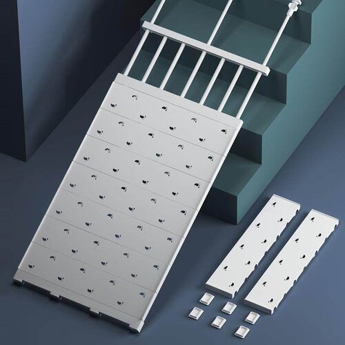Adjustable Closet Organizer Storage Shelf Wall Mounted Rack