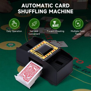 Automatic Card Shuffler 200 Texas poker chips Card Shufflers