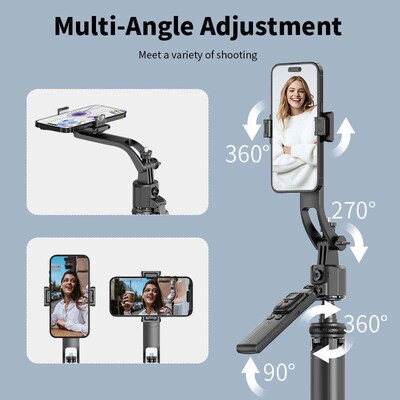 Gimbal fully automatic follow-up artifact selfie stick anti-