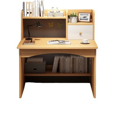 Computer desk bookshelf integrated desk writing desk