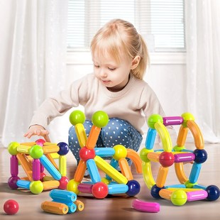 Kids Magnetic Construction Set Magnetic Balls Stick Building