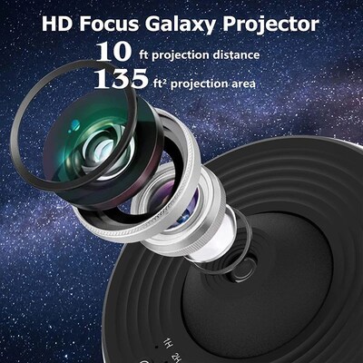 Night Light Galaxy Projector Starry Sky Projector 360 Rota