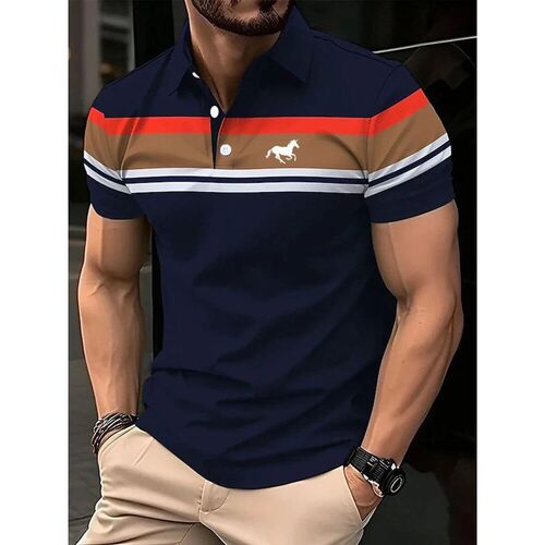 Mens Summer Spring Fall  Short Sleeve  Shirts Collared Shir