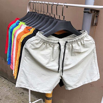 Mens Beach Pants Casual Shorts Fashion ten Outer Wear Loose
