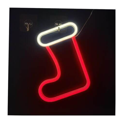 Christmas Decoration LED Neon Sign Light Love Deer Elk Bell