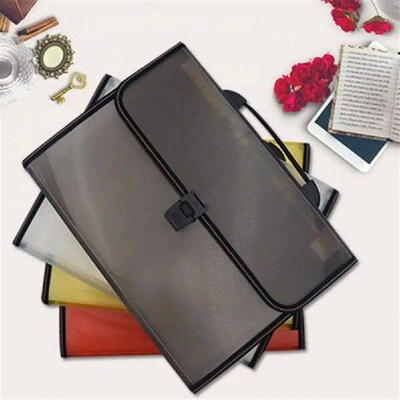 A4 Expanding File Folder File Organizer 13 Pockets Buckle