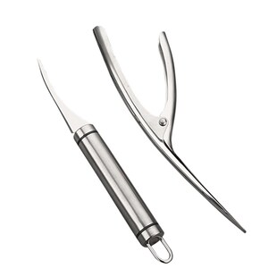 Shrimp Peeler Prawn Deveiner Fishing Knife Tool 剥虾器虾线刀