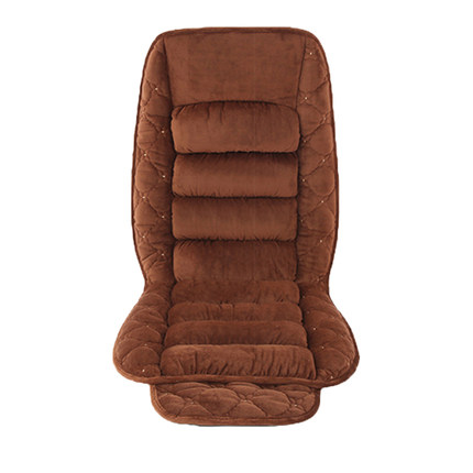 冬季汽车坐垫靠背一体短毛绒保暖加厚防滑车用单片座椅垫子三件