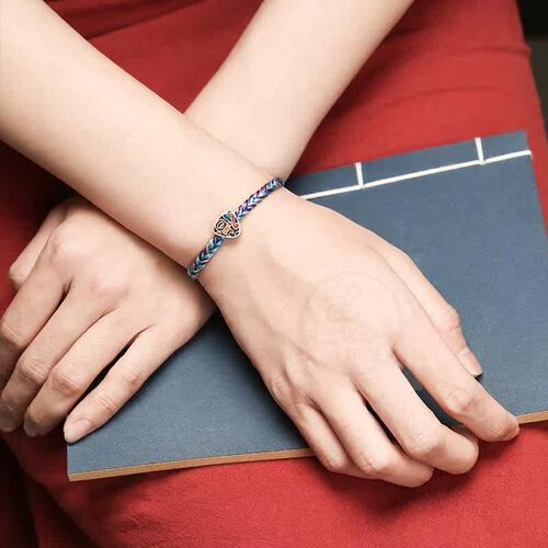 -Fu character brlet colorful rope Valentines Day gift woven