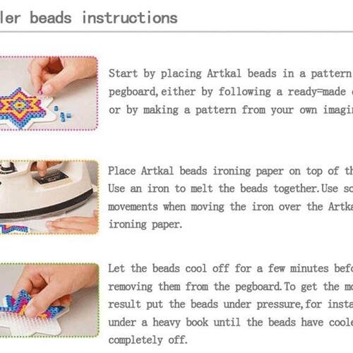 2.6mm/5mm Perler Fuse beads PUPUKOU Iron beads Kit Hama bead