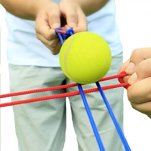 Teamwork Game Pull Rope Track Catch the Ball Team Building G