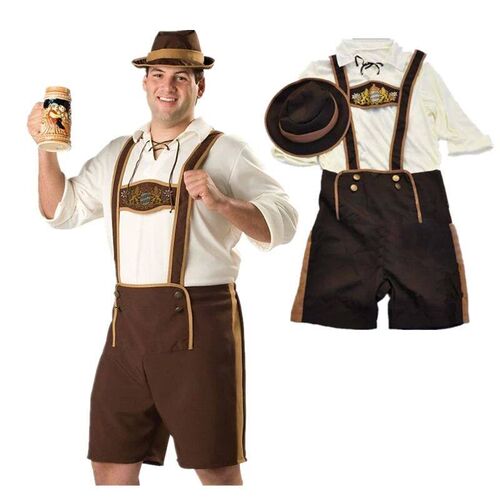 Man German Oktoberfest Costume Classic Parade Tavern