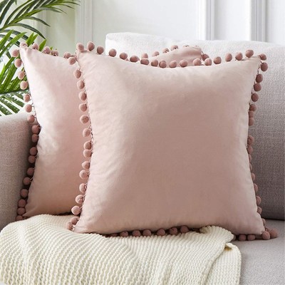 Soft Velvet Cushion Cover Decorative Pillows Throw waist