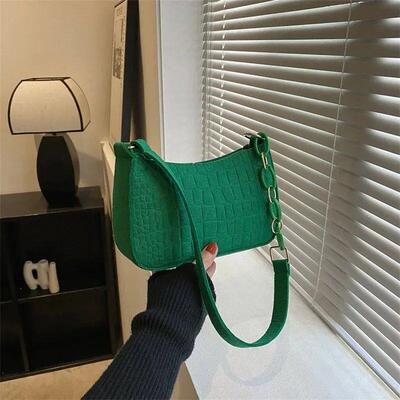Popular Retro  Temperament Small Square Bag 2024 Autumn Shou