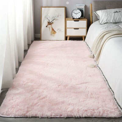 Carpet, bedroom bed blanket Nordic plush floor mat,cushion