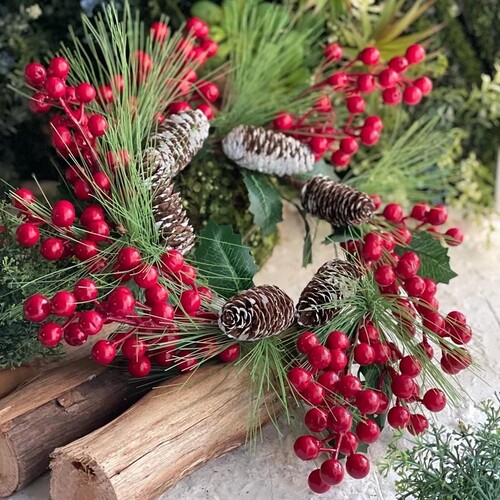 50-300Pcs Pearl Stamens Artificial Flower Small Berries Cher