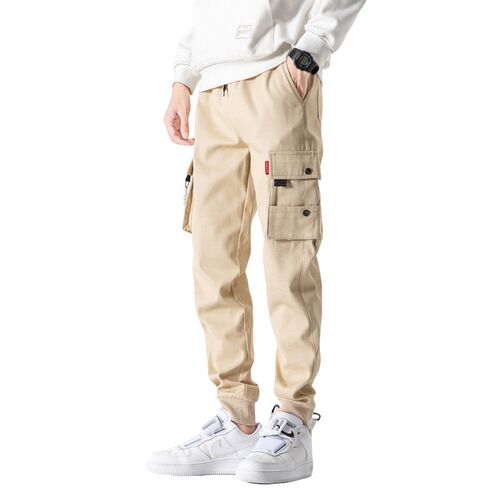 Autumn Pants Crock Pants Mens teny Regular Fleece-line Men