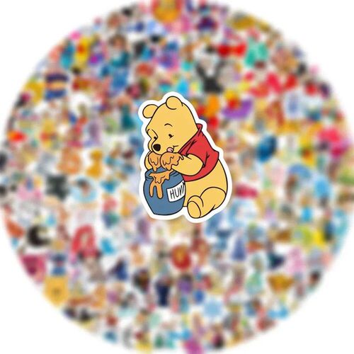 50/100/200/300Pcs  Mix Cartoon Cute Stitch Micky Princess er