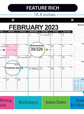 Calendar2024 planner Wall Desk Calendar Monthly Yearly views