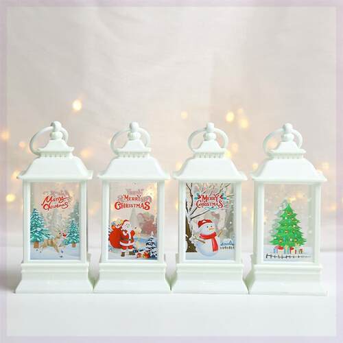 christmas snowman Elk hand light Christmas tree pendant 挂件