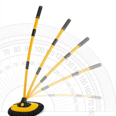 LEIBOO Car Wash Mop Cleaning Brush Telescoping Long Handle C