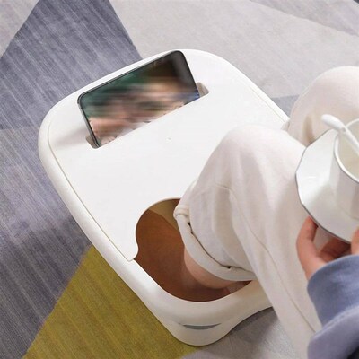 1pc Collapsible Foot Bath Basin, Foldable Foot Soaking Bucke