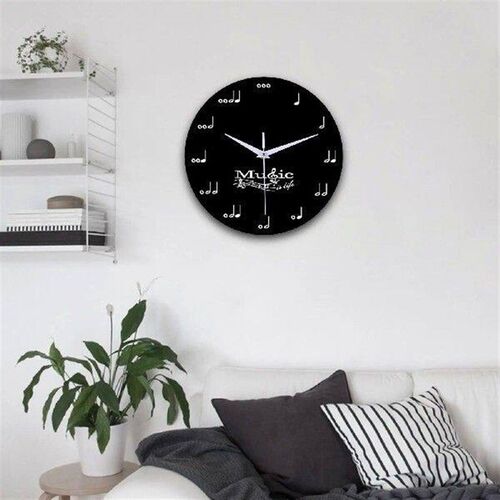 Modern Wall C Non Ticking Circular Creative Hanging 12