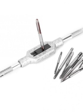 11PCs Mini Screw Tap Set Tapping Tool Screw Machine Accessor