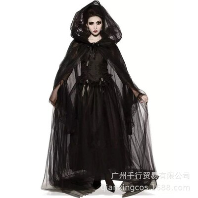 Halloween costume ghost bride witch vampire game suit