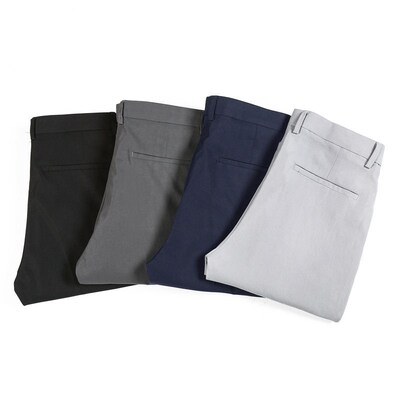 Summer Ice Silk Pants Mens Nine-point Small Pants Mens Sli