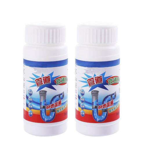 Drain Cleaner for Kitchen Grease and Toilet Clogs, Powerful