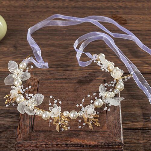 Flower garland headband, princess flower garland, super fai