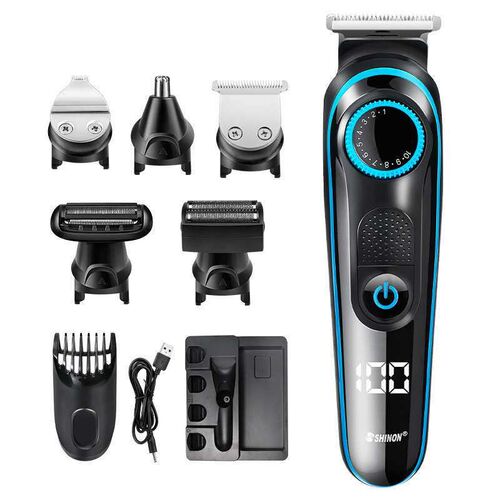 Multi-functional five-in-one electric hair clipper mens sui