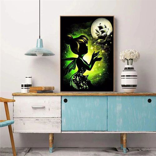 5D DIY Diamond Painting  Princess Ariel Sandy Jasmine Full C
