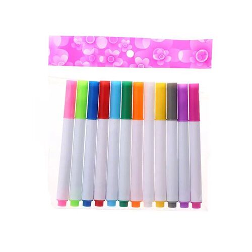 1/12Pcs Colored Liquid Chalk Dust-Free And Erasable LED Fluo