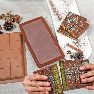 Chocolate Bar Molds Silicone Bars Break Apart Wax Melt