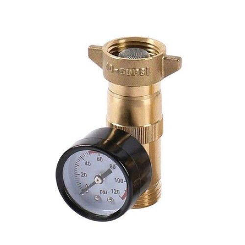 Brass Water Pressure Regulator for Campers Garden Hose