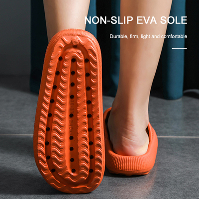 Home Slippers Thick Platform Bathroom Cloud Slippers Non-sli