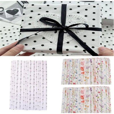 10 Sheets Black Polka Dot Sydney Paper Hand-Kneaded Paper