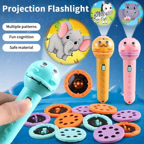 Different Themes Flashlight Early Education Cartoon Fun Stal
