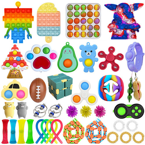 Random 5-20pcs Fidget Toy Pack Mystery Box Surprise Gift Pus