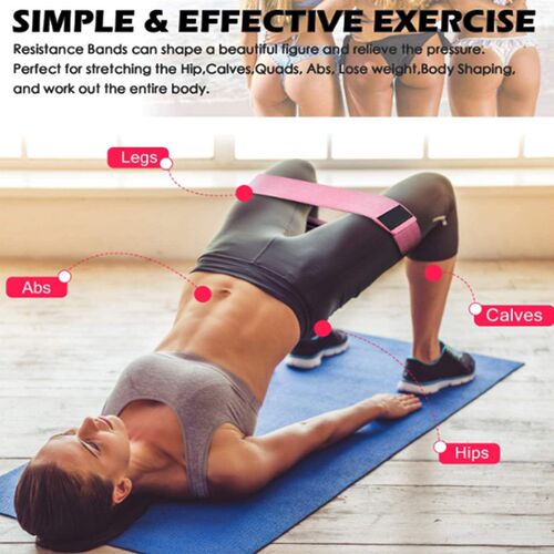 Hip Yoga Resistance bands Fitness band Exercise equipment 20