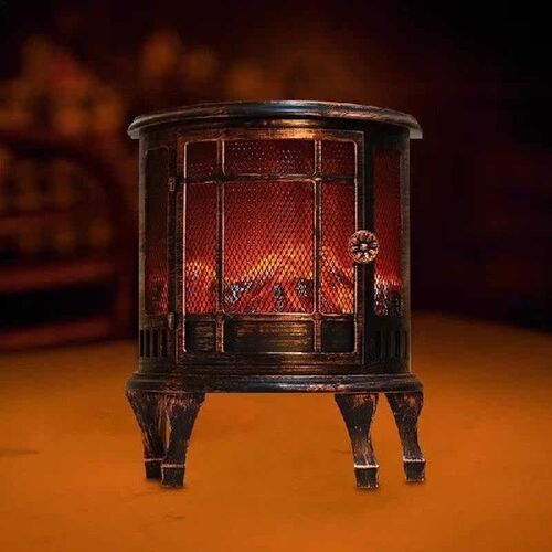 LED Flame Lantern Charcoal Lamps Simulated Fireplace Light