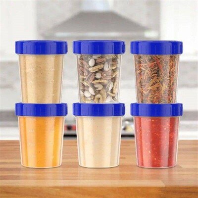 10pcs 120ml Salad Dressing Containers with Lids Condiment