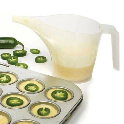 Tip Mouth Measuring Cups Plastic Graduated Funnel Pitcher