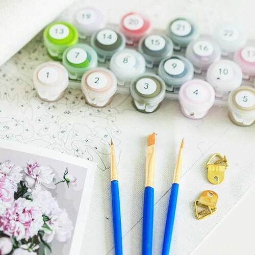 Paint By Numbers Kit Sunset Scenery Frame Diy Painting Decor