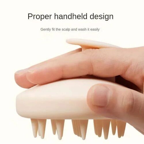 Full Silicone Scalp Massage Shampoo Brush,Head Scrubber with