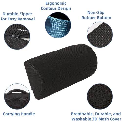 Foot Rest for Under Desk At Work, Office Desk Accessories wi