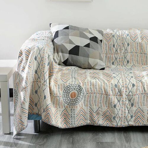 Bohemia cotton sofa ver throw blanket for beds four seasons